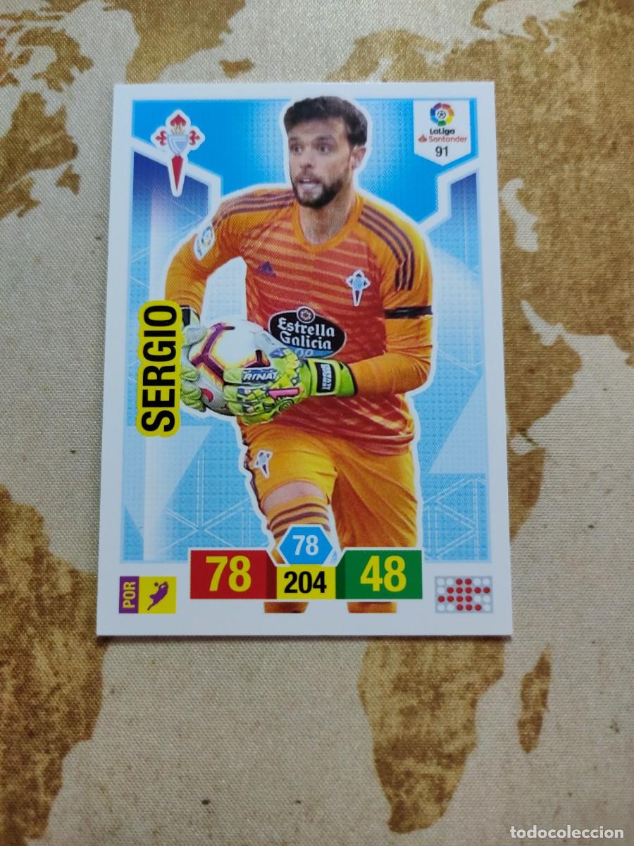 Cromos de f&uacute;tbol: Adrenalyn Celta 91 SERGIO 2018-19 - Foto 1