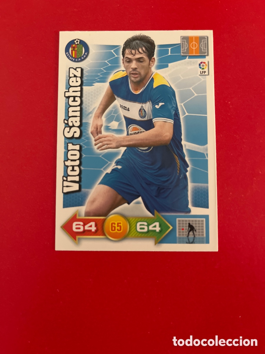 Cromos de f&uacute;tbol: VICTOR SANCHEZ GETAFE 121 ADRENALYN 2010 2011 PANINI XL 10 11 CARTA CROMO FUTBOL