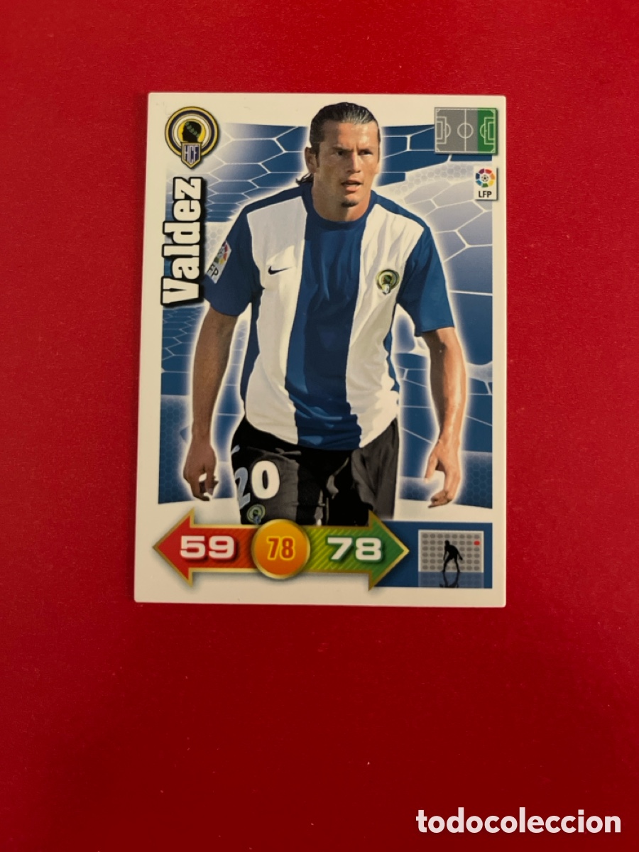Cromos de f&uacute;tbol: VALDEZ HERCULES 142 ADRENALYN 2010 2011 PANINI XL 10 11 CARTA CROMO FUTBOL