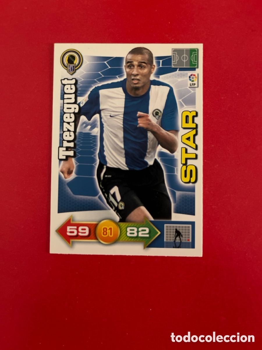 Cromos de F&uacute;tbol: TREZEGUET STAR HERCULES 143 ADRENALYN 2010 2011 PANINI XL 10 11 CARTA CROMO FUTBOL