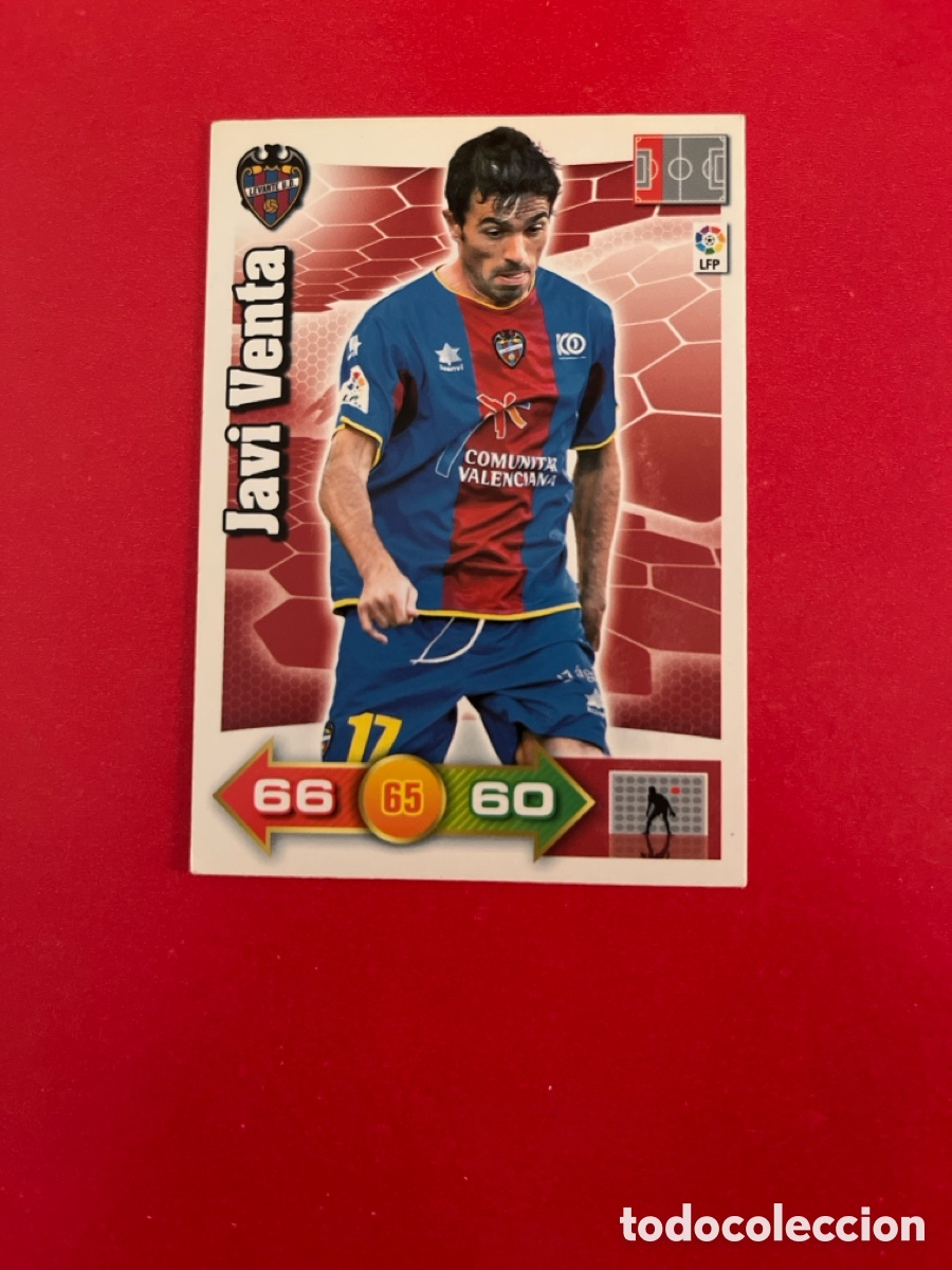 Cromos de F&uacute;tbol: JAVI VENTA LEVANTE U.D. 146 ADRENALYN 2010 2011 PANINI XL 10 11 CARTA CROMO FUTBOL