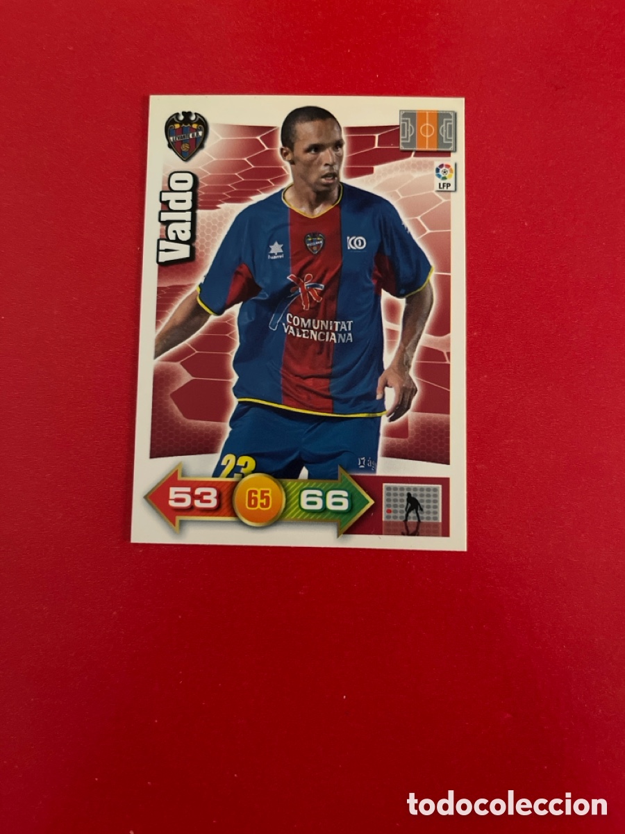 Cromos de F&uacute;tbol: VALDO LEVANTE U.D. 156 ADRENALYN 2010 2011 PANINI XL 10 11 CARTA CROMO FUTBOL