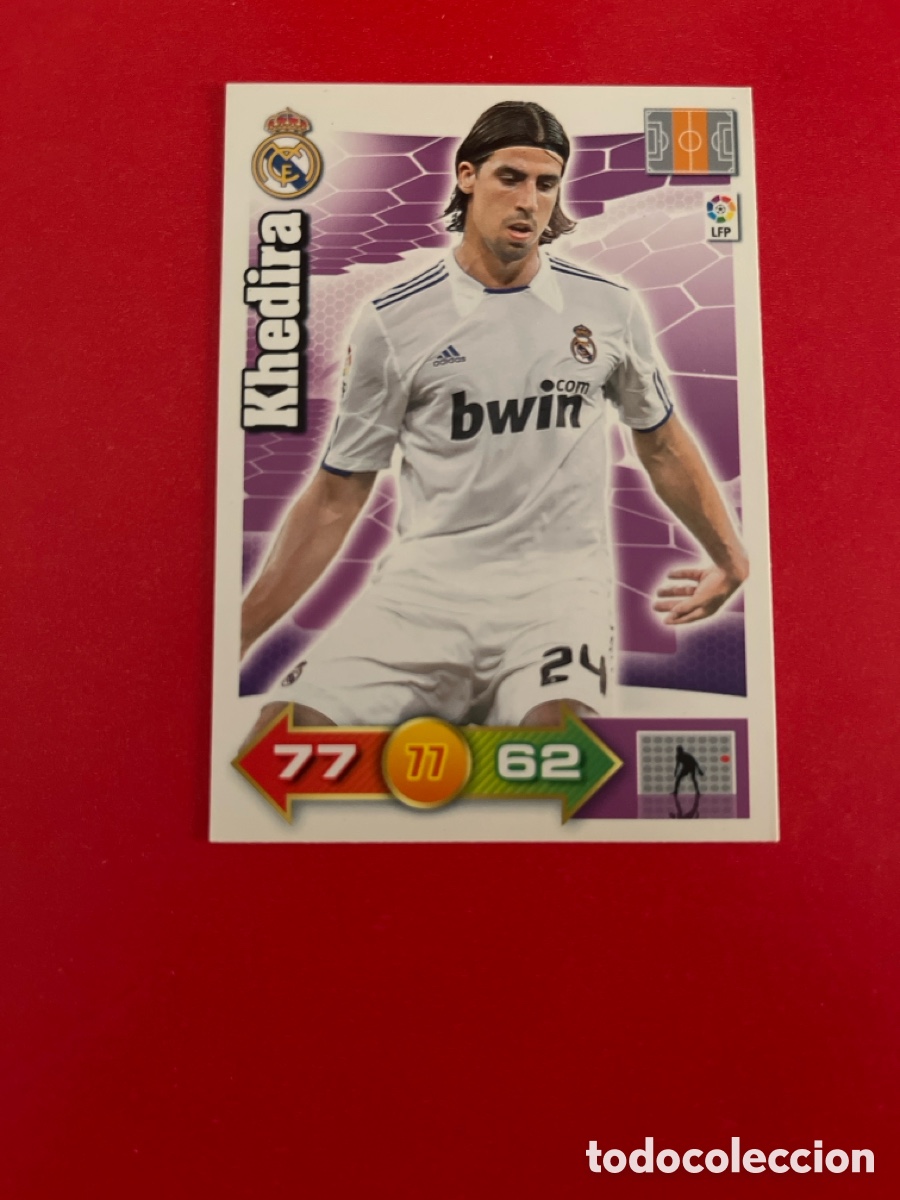 Cromos de F&uacute;tbol: KHEDIRA REAL MADRID 170 ADRENALYN 2010 2011 PANINI XL 10 11 CARTA CROMO FUTBOL
