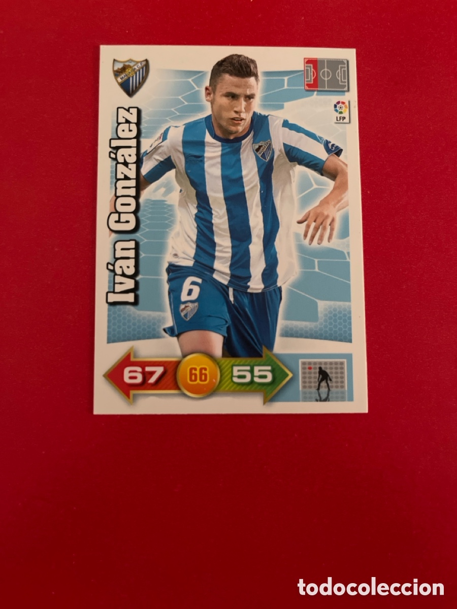 Figurine di Calcio: IVAN GONZALEZ MALAGA 186 ADRENALYN 2010 2011 PANINI XL 10 11 CARTA CROMO FUTBOL