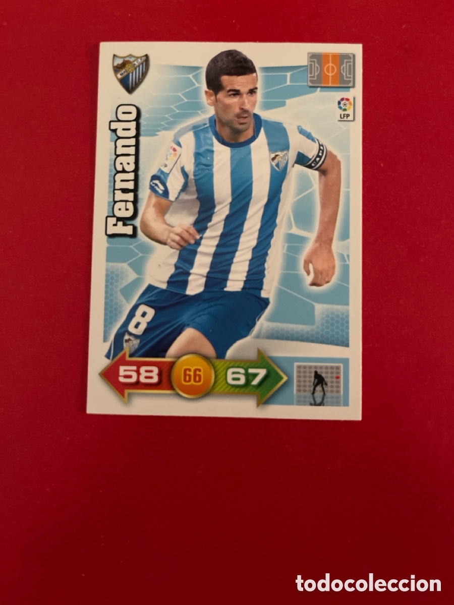 Cromos de F&uacute;tbol: FERNANDO MALAGA 192 ADRENALYN 2010 2011 PANINI XL 10 11 CARTA CROMO FUTBOL