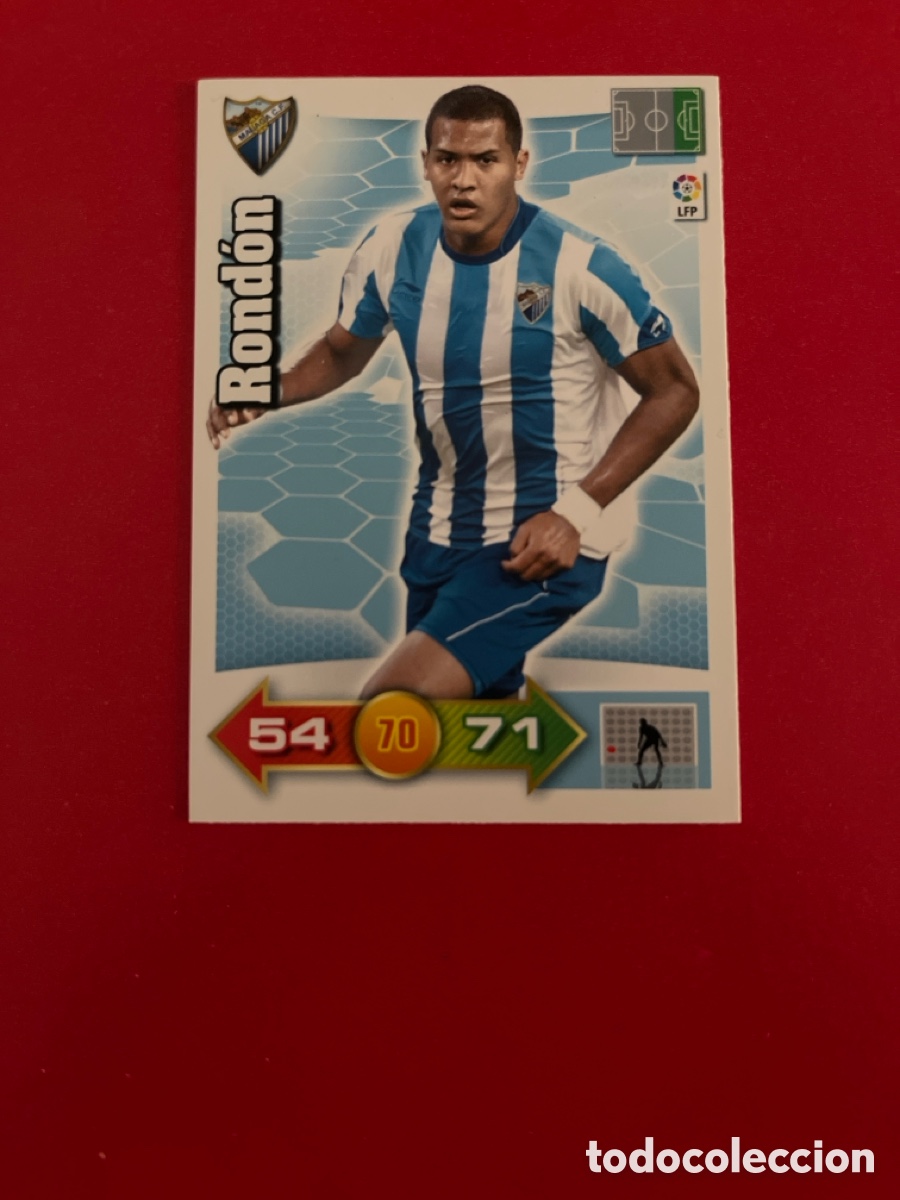 Figurine di Calcio: RONDON MALAGA 196 ADRENALYN 2010 2011 PANINI XL 10 11 CARTA CROMO FUTBOL