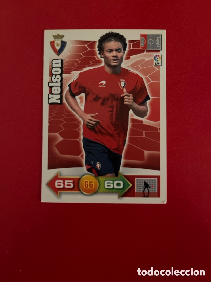 Cromos de F&uacute;tbol: NELSON OSASUNA 219 ADRENALYN 2010 2011 PANINI XL 10 11 CARTA CROMO FUTBOL
