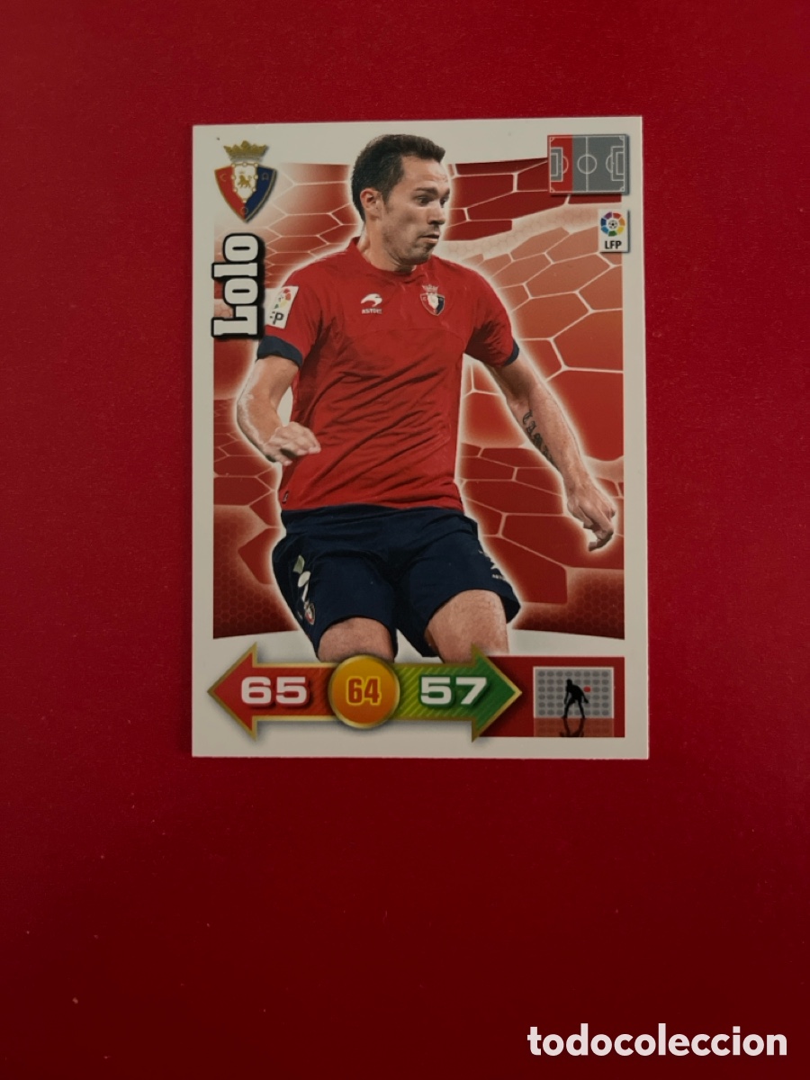 Figurine di Calcio: LOLO OSASUNA 221 ADRENALYN 2010 2011 PANINI XL 10 11 CARTA CROMO FUTBOL