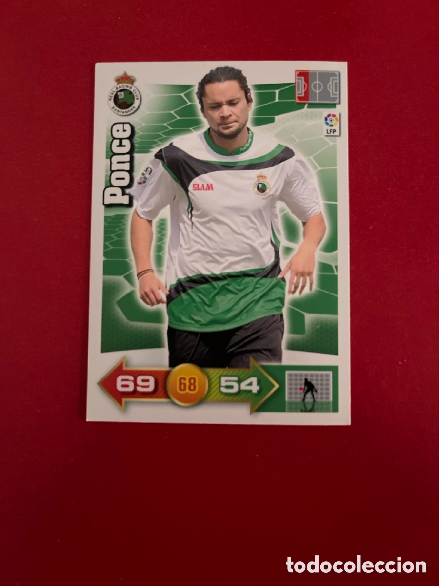 Cromos de F&uacute;tbol: PONCE RACING DE SANTANDER 240 ADRENALYN 2010 2011 PANINI XL 10 11 CARTA CROMO FUTBOL