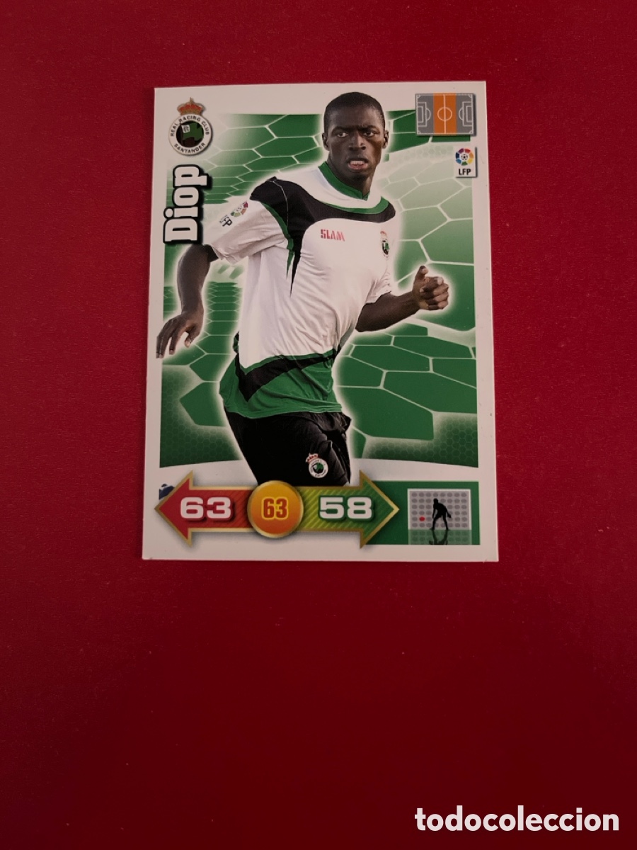 Figurine di Calcio: DIOP RACING DE SANTANDER 243 ADRENALYN 2010 2011 PANINI XL 10 11 CARTA CROMO FUTBOL