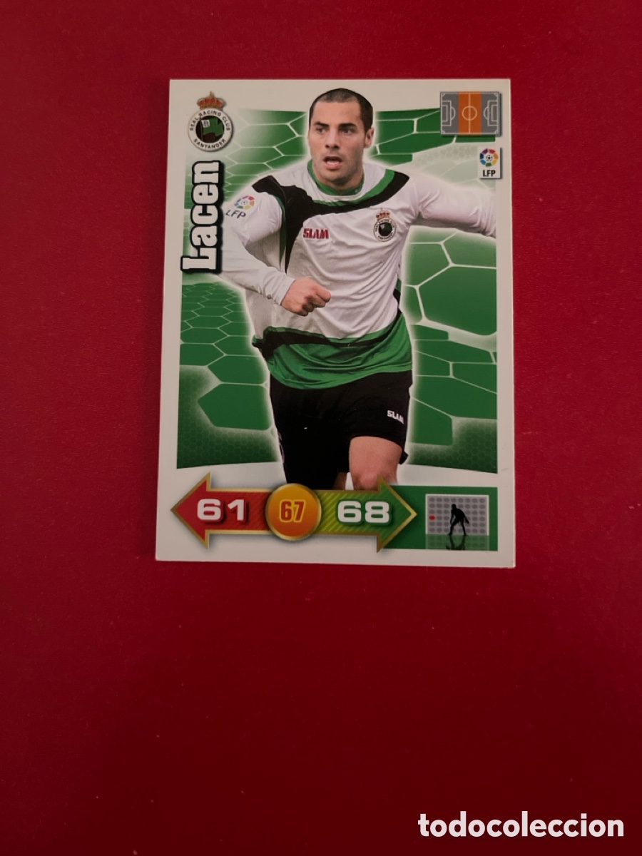 Figurine di Calcio: LACEN RACING DE SANTANDER 245 ADRENALYN 2010 2011 PANINI XL 10 11 CARTA CROMO FUTBOL