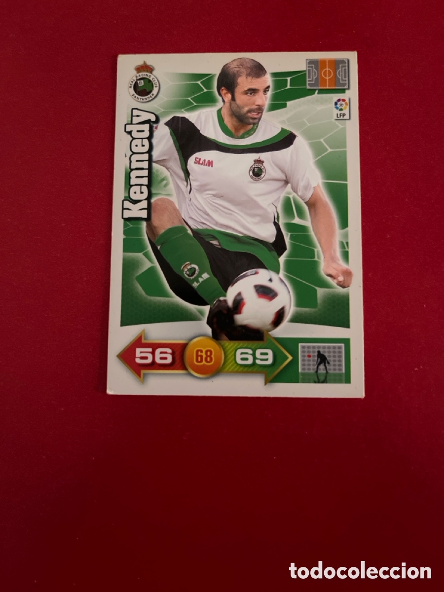 Cromos de Futebol: KENNEDY RACING DE SANTANDER 246 ADRENALYN 2010 2011 PANINI XL 10 11 CARTA CROMO FUTBOL