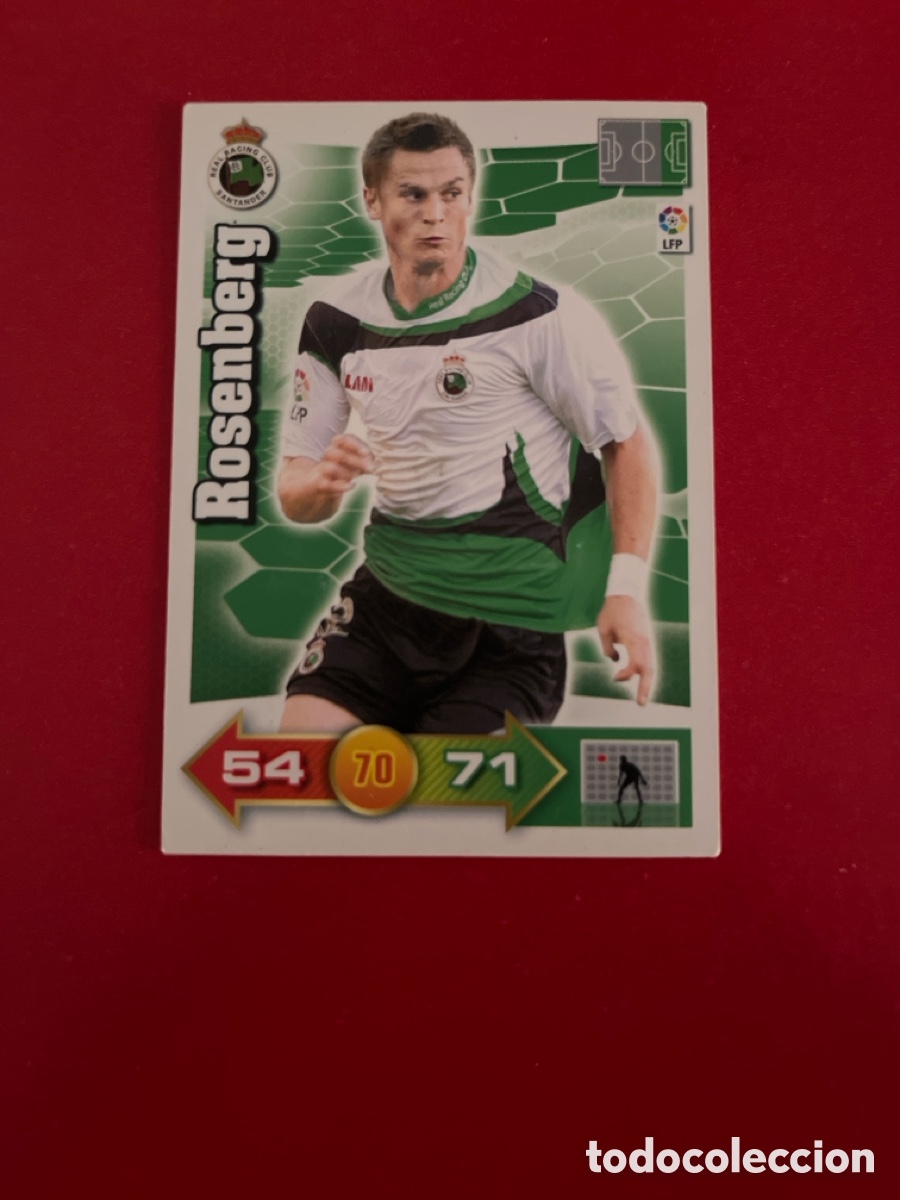 Cromos de F&uacute;tbol: ROSENBERG RACING DE SANTANDER 251 ADRENALYN 2010 2011 PANINI XL 10 11 CARTA CROMO FUTBOL