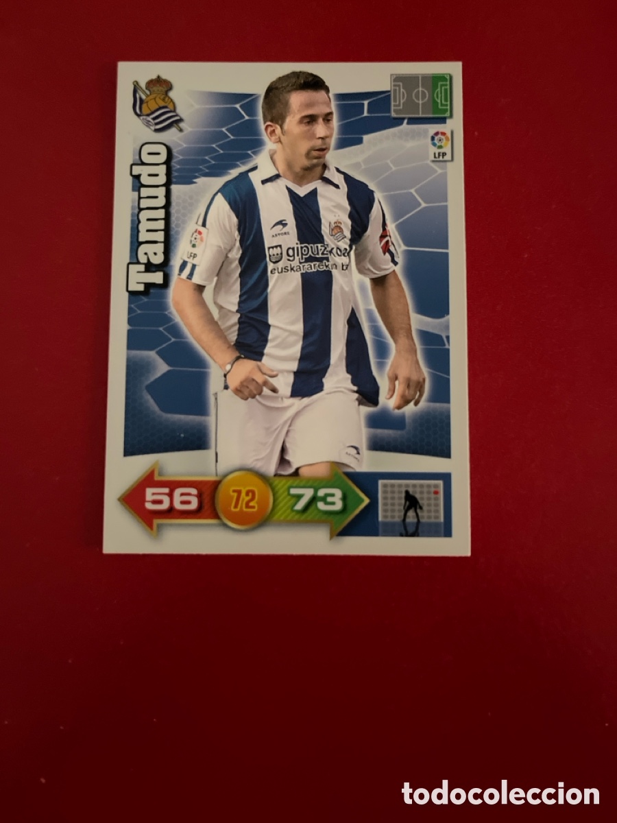 Cromos de F&uacute;tbol: TAMUDO REAL SOCIEDAD 268 ADRENALYN 2010 2011 PANINI XL 10 11 CARTA CROMO FUTBOL