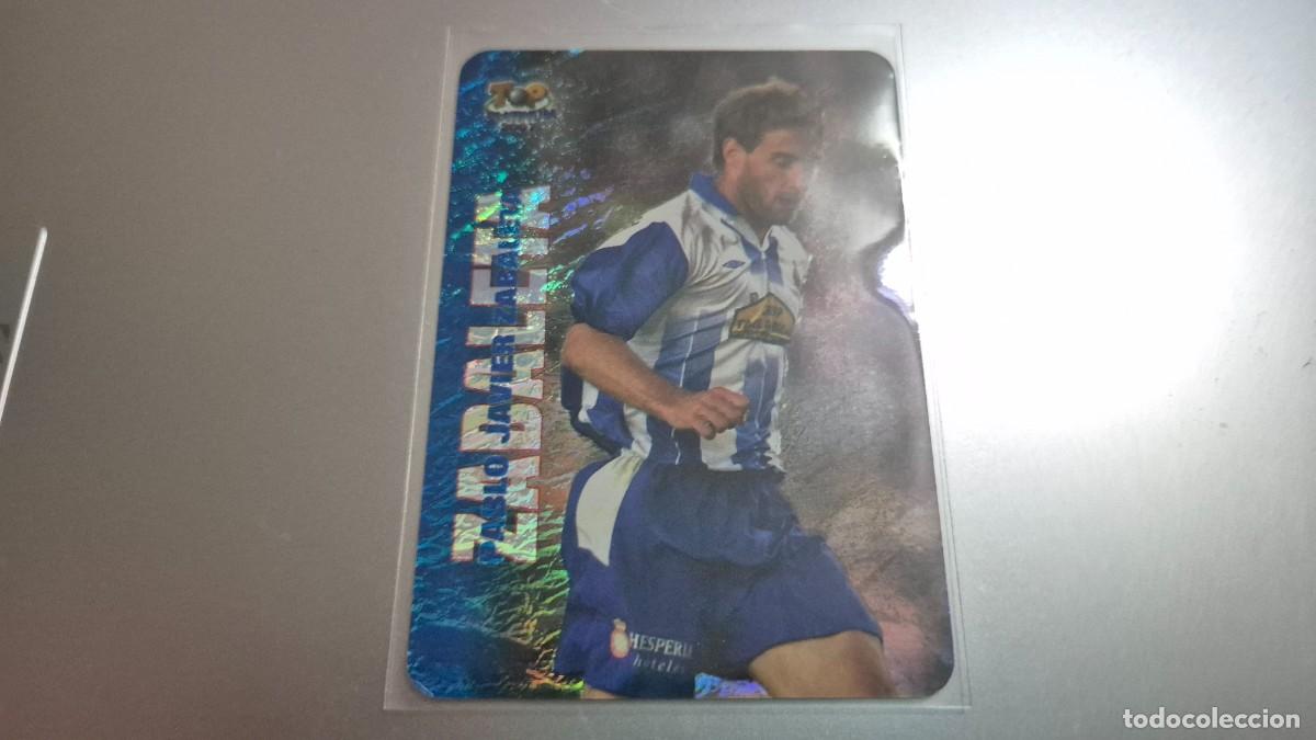 Figurine di Calcio: MUNDICROMO LAS FICHAS DE LA LIGA 2007 N&ordm; 683 ZABALETA TOP PLATINUM 2007 ESPANYOL JASPEADO