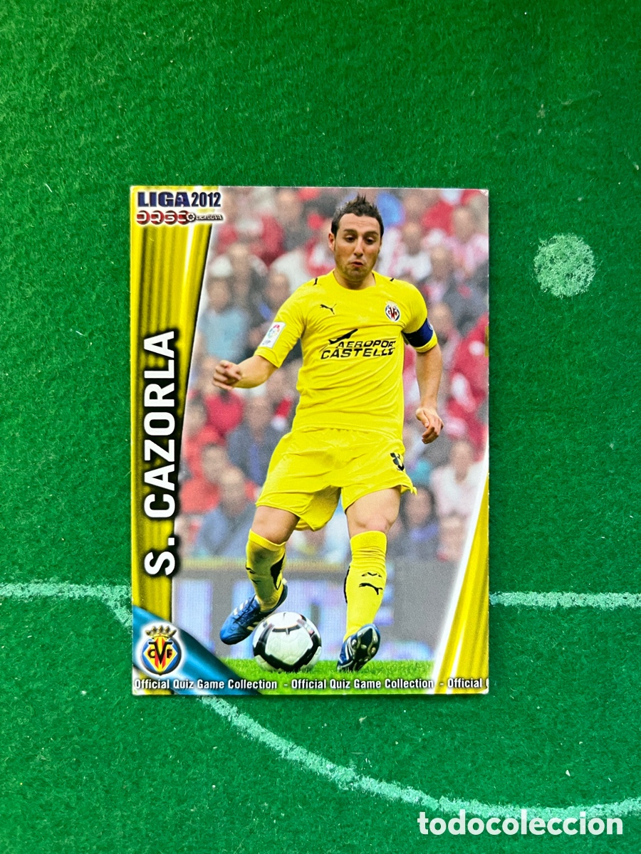 Football Stickers: 99 SANTI CAZORLA VILLARREAL LAS FICHAS DE LA LIGA 2011 2012 MUNDICROMO