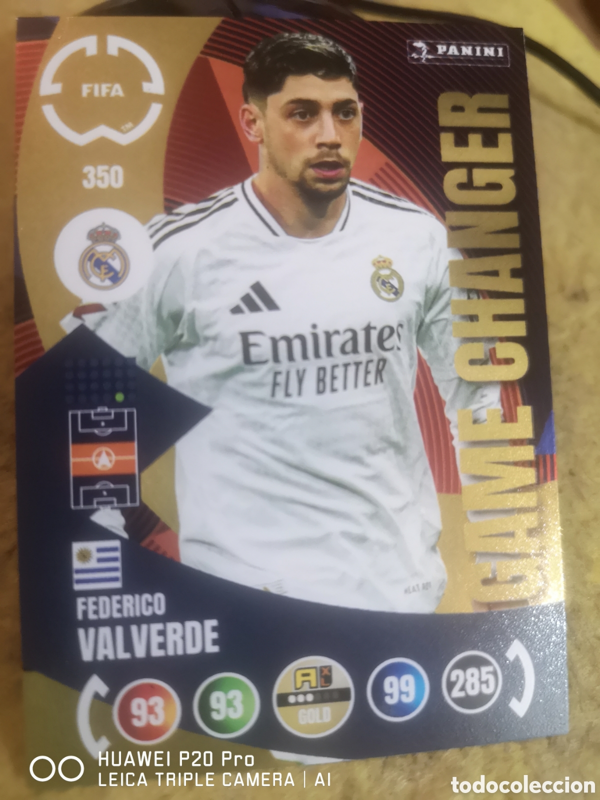 Cromos de F&uacute;tbol: VALVERDE GAME CHANGER - ADRENALYN XL 2025 - CLUB WORLD CUP / REAL MADRID 350