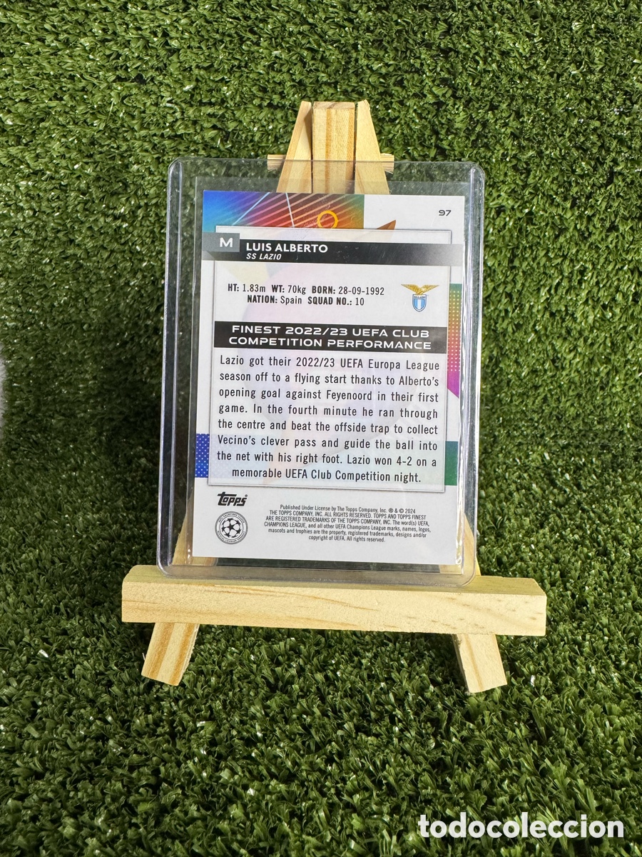 Cromos de f&uacute;tbol: Luis Alberto /135 Ferris Wheel Refractor - Foto 2