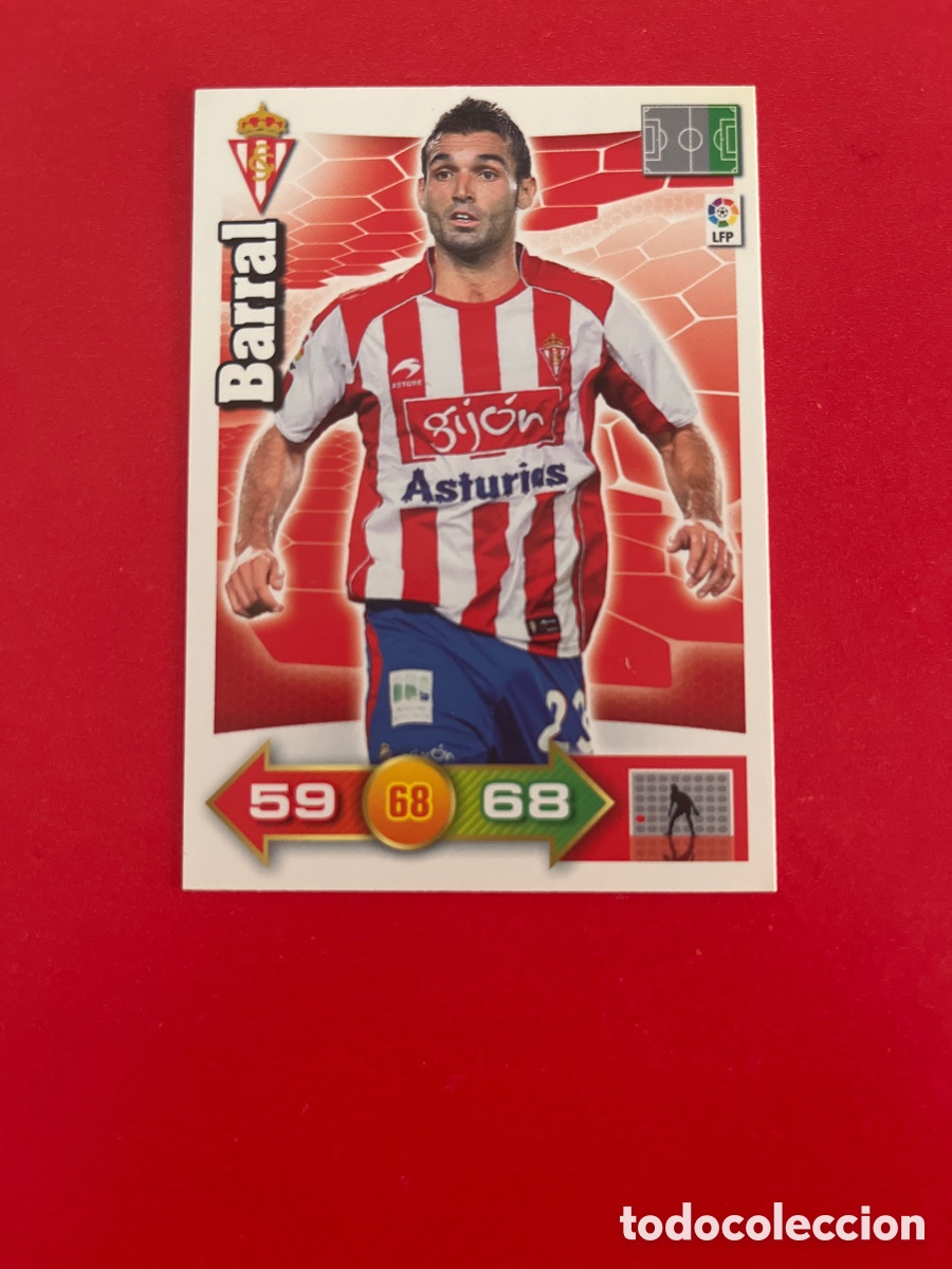Cartes &agrave; collectionner de Football: BARRAL SPORTING DE GIJON 306 ADRENALYN 2010 2011 PANINI XL 10 11 CARTA CROMO FUTBOL