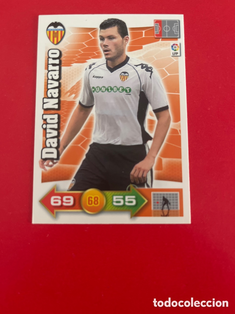 Cartes &agrave; collectionner de Football: DAVID NAVARRO VALENCIA C.F. 311 ADRENALYN 2010 2011 PANINI XL 10 11 CARTA CROMO FUTBOL