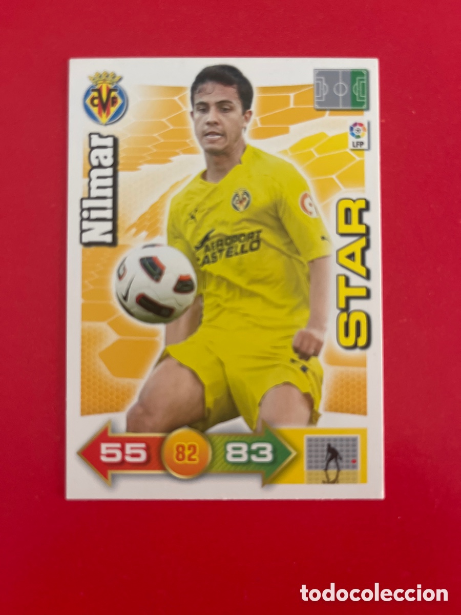 Cromos de Futebol: NILMAR STAR VILLARREAL 341 ADRENALYN 2010 2011 PANINI XL 10 11 CARTA CROMO FUTBOL