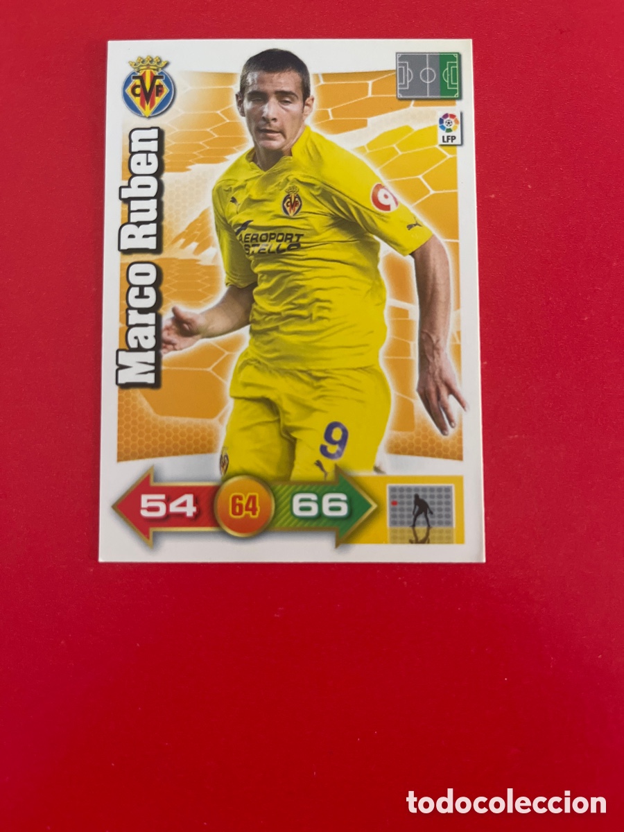 Football Stickers: MARCO RUBEN VILLARREAL 342 ADRENALYN 2010 2011 PANINI XL 10 11 CARTA CROMO FUTBOL
