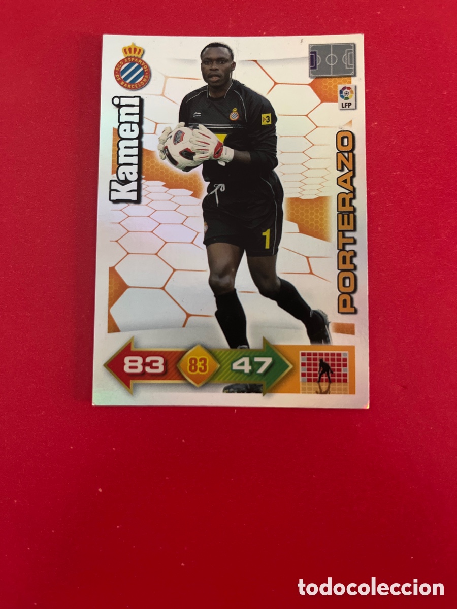 Cromos de f&uacute;tbol: KAMENI PORTERAZO ESPA&Ntilde;OL 364 ADRENALYN 2010 2011 PANINI XL 10 11 CARTA CROMO FUTBOL