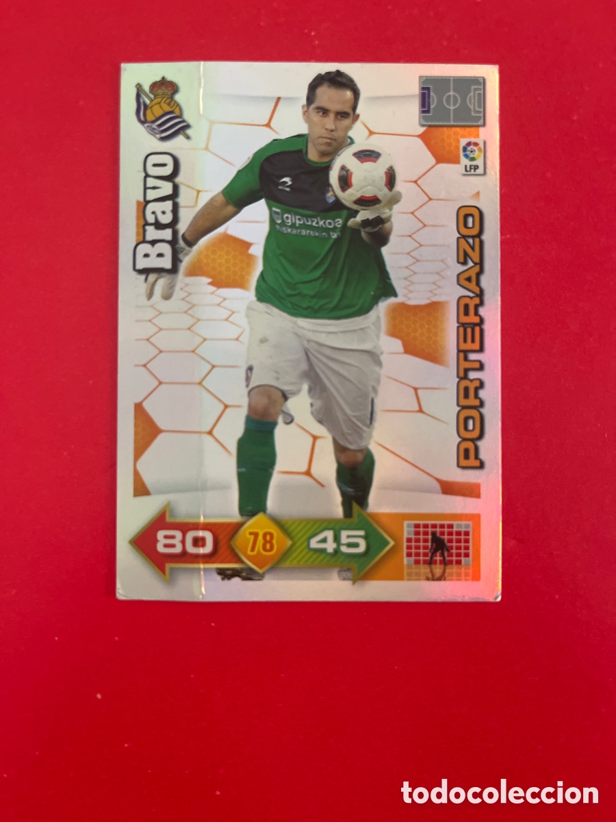 Fu&szlig;ball-Sticker: BRAVO PORTERAZO REAL SOCIEDAD 366 ADRENALYN 2010 2011 PANINI XL 10 11 VER FOTOS