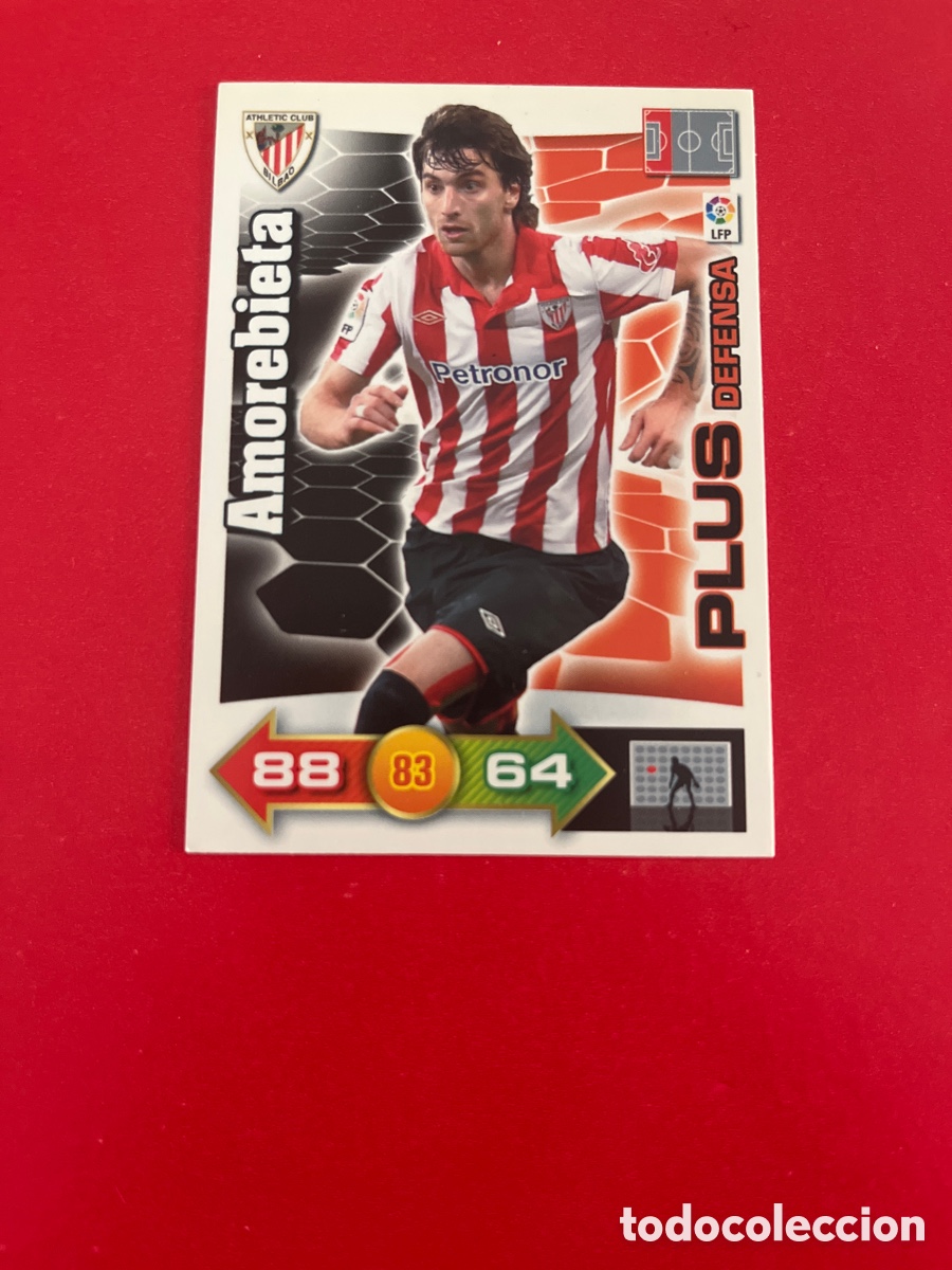 Cromos de f&uacute;tbol: AMOREBIETA 473 ATHLETIC CLUB PLUS DEFENSA ADRENALYN 2010 2011 PANINI XL 10 11 CARTA CROMO FUTBOL
