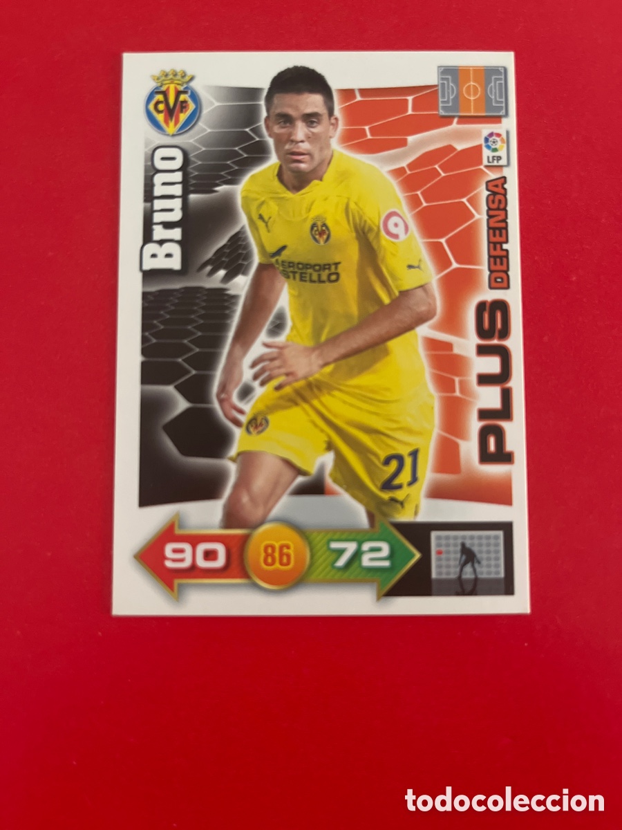 Cromos de Futebol: BRUNO 481 VILLARREAL PLUS DEFENSA ADRENALYN 2010 2011 PANINI XL 10 11 CARTA CROMO FUTBOL