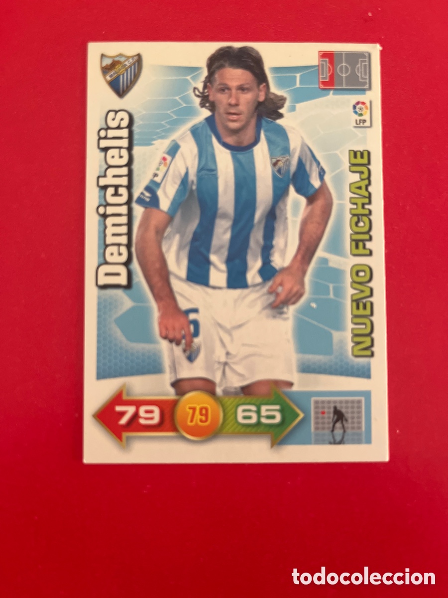 Cromos de F&uacute;tbol: DEMICHELIS 457 MALAGA NUEVO FICHAJE ADRENALYN 2010 2011 PANINI XL 10 11 CARTA CROMO FUTBOL