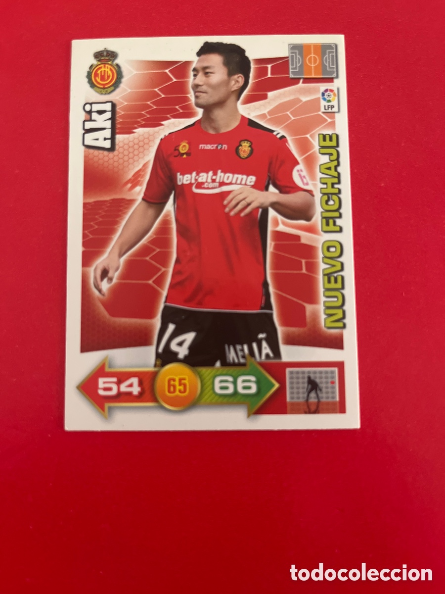 Fu&szlig;ball-Sticker: AKI 461 MALLORCA NUEVO FICHAJE ADRENALYN 2010 2011 PANINI XL 10 11 CARTA CROMO FUTBOL
