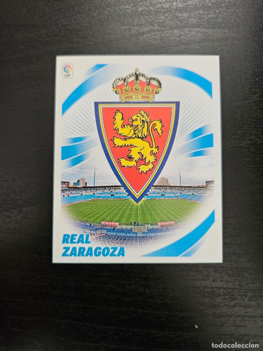Figurine di Calcio: ESCUDO ZARAGOZA LIGA ESTE 12 13 2012 2013 SIN PEGAR NUNCA PEGADO
