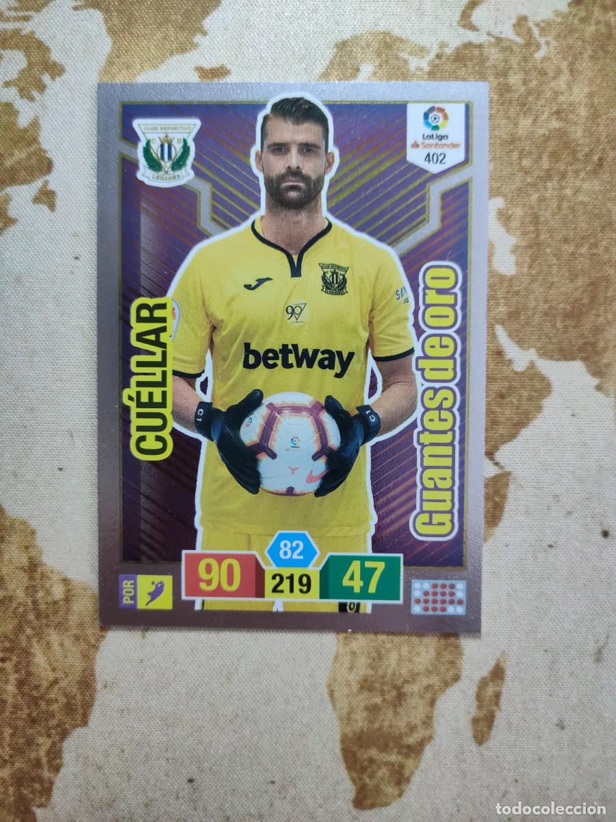 Figurine di Calcio: Adrenalyn Guantes de Oro 402 CUELLAR 2018-19