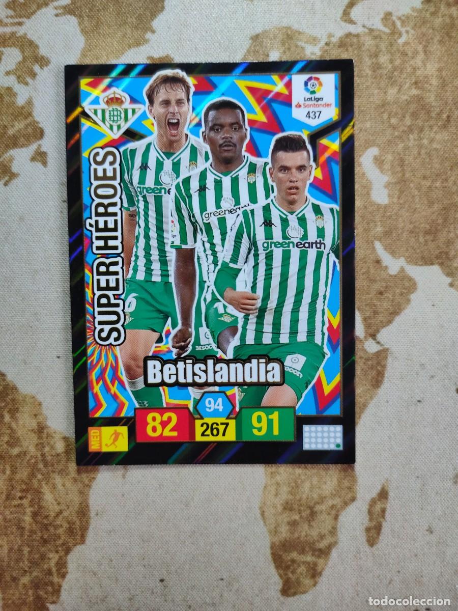 Fu&szlig;ball-Sticker: Adrenalyn S&uacute;per H&eacute;roes 437 Betislandia 2018-19