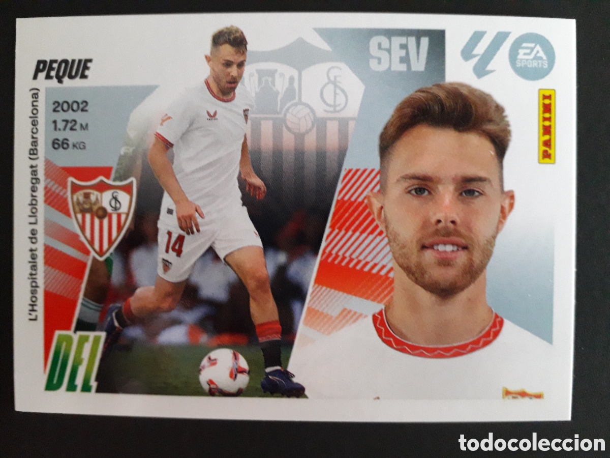 Cromos de f&uacute;tbol: PEQUE SEVILLA N&deg; 16 ED ESTE 2025 2026 25 26 SIN PEGAR PEDIDO M&Iacute;NIMO 3&euro;