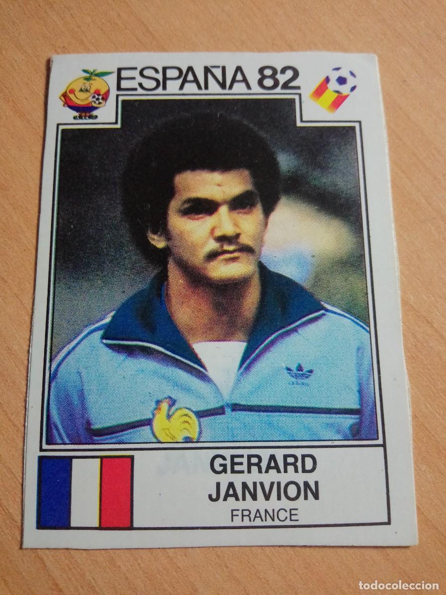 Cartes &agrave; collectionner de Football: 277 JANVION FRANCIA COLECCI&Oacute;N ESPA&Ntilde;A 82 PANINI RECORTADO