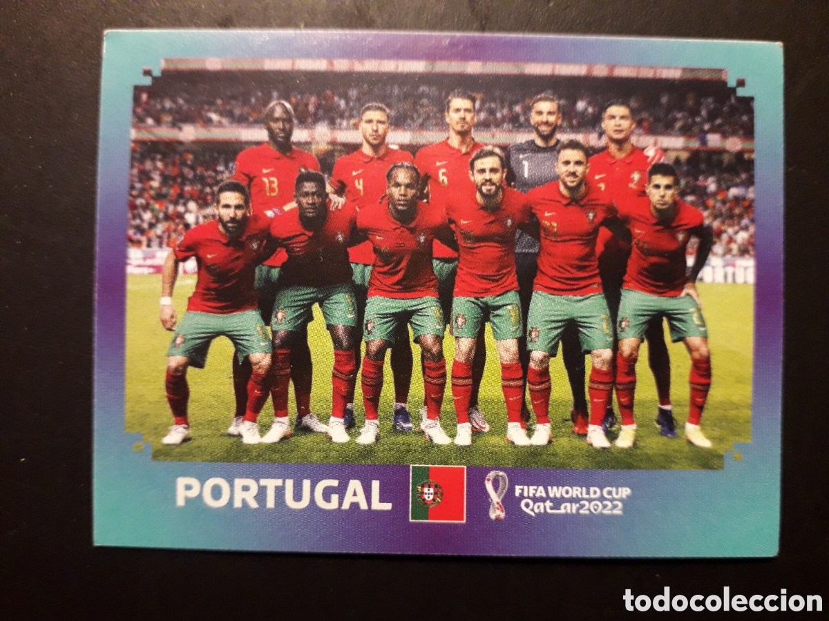 Cromos de F&uacute;tbol: EQUIPO PORTUGAL N&deg; 1 COPA MUNDIAL DE F&Uacute;TBOL QATAR 2022 22 PANINI SIN PEGAR RONALDO PEDIDO M&Iacute;NIMO 3&euro;