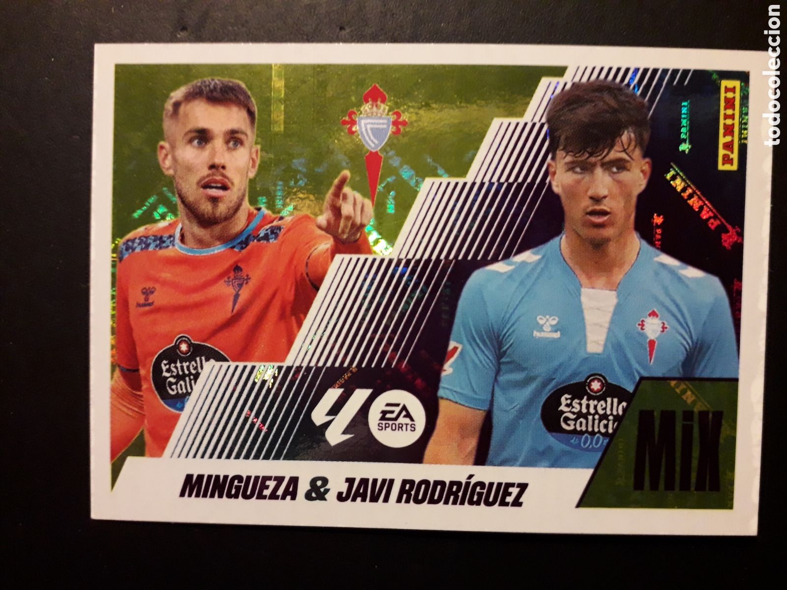 Cromos de F&uacute;tbol: MINGUEZA & JAVI RODR&Iacute;GUEZ CELTA DE VIGO N&deg; 18 MIX ED ESTE 2025 2026 25 26 SIN PEGAR PEDIDO M&Iacute;NIMO 3&euro;