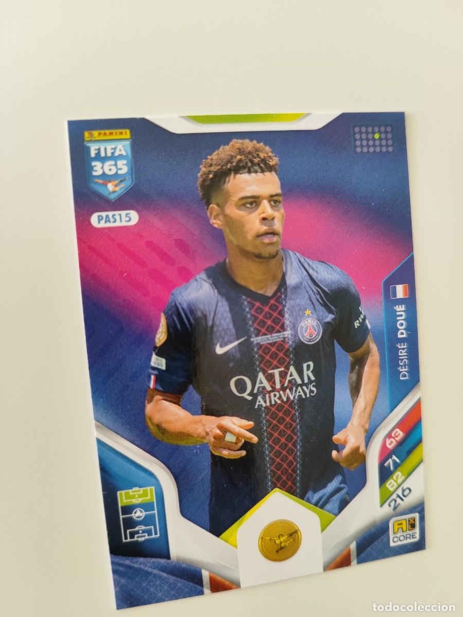 Cromos de f&uacute;tbol: PAS15 FIFA 365 2026 ADRENALYN XL D&Eacute;SIR&Eacute; DOU&Eacute; PARIS SAINT-GERMAIN CORE PANINI 26 2025 25