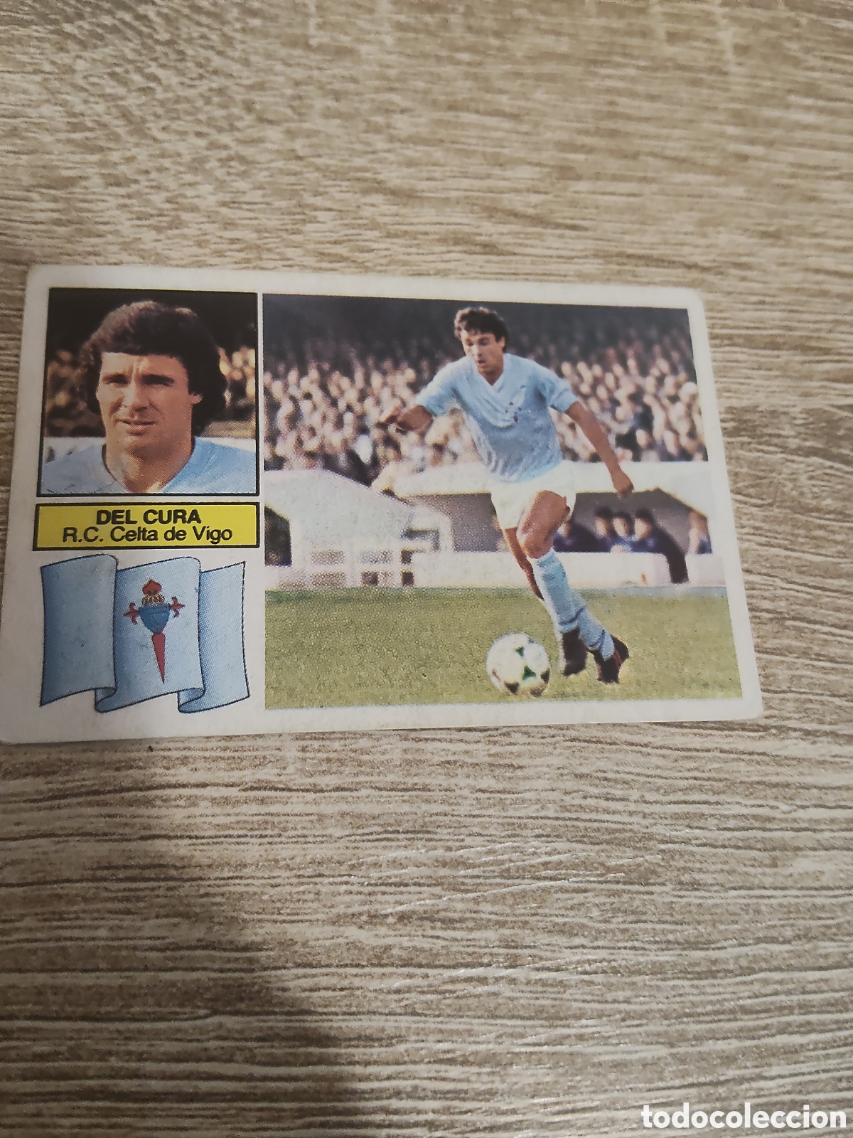 Cromos de F&uacute;tbol: Del Cura Celta de Vigo liga 1982 1983 82 83 ediciones este