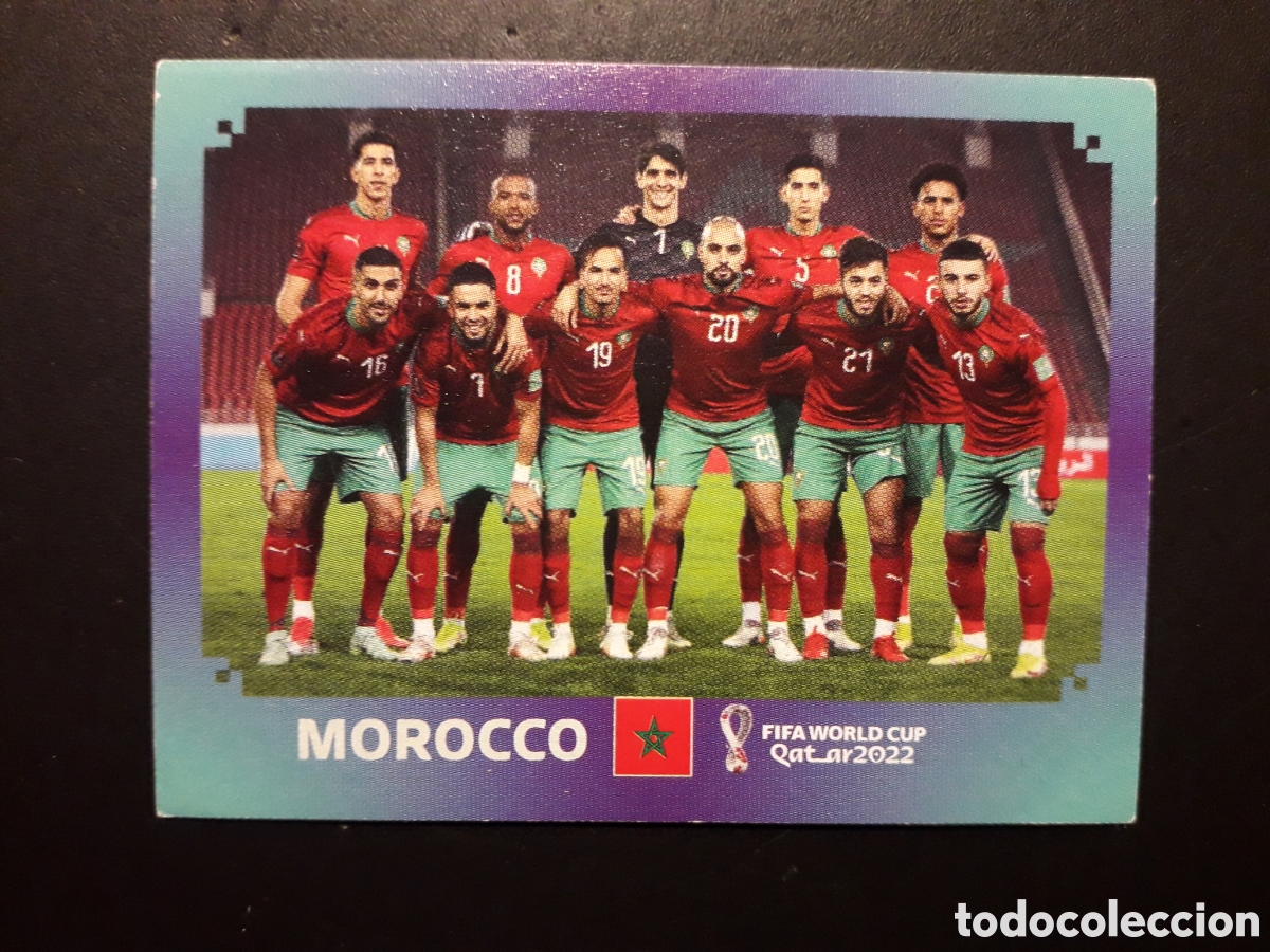 Football Stickers: EQUIPO MARRUECOS N&deg; 1 COPA MUNDIAL DE F&Uacute;TBOL QATAR 2022 22 PANINI SIN PEGAR PEDIDO M&Iacute;NIMO 3&euro;