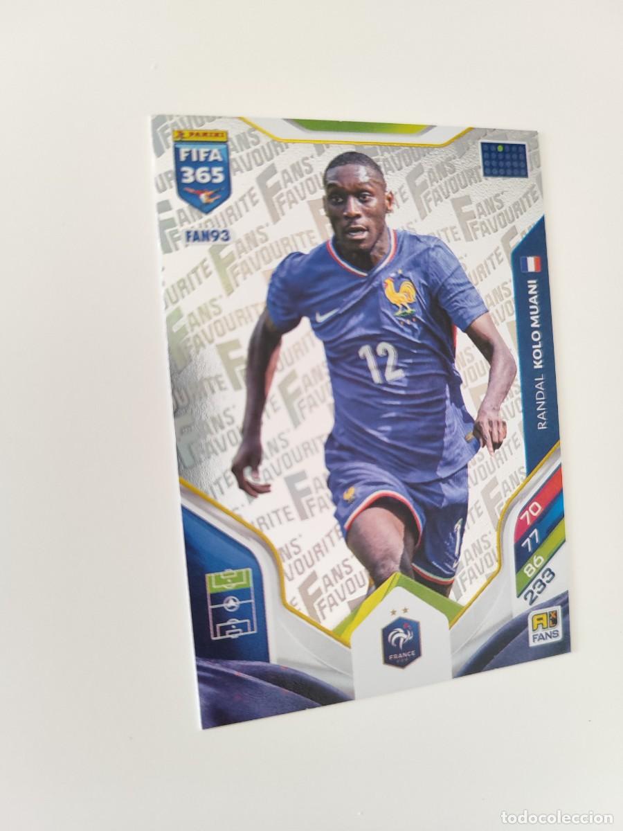 Figurine di Calcio: FAN93 FIFA 365 2026 ADRENALYN XL RANDAL KOLO MUANI FRANCIA FANS' FAVOURITE PANINI 26 2025 25