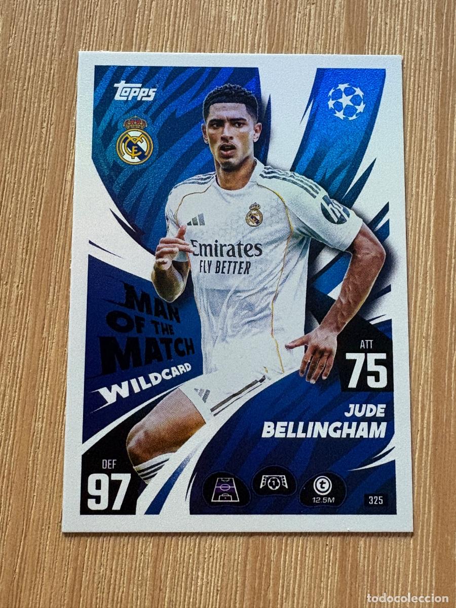 Cromos de f&uacute;tbol: 26. CROMO TOPPS MATCH ATTAX BELLINGHAM N 325 MAN OF THE MATCH WILDCARD 2025-26 25-26 UEFA