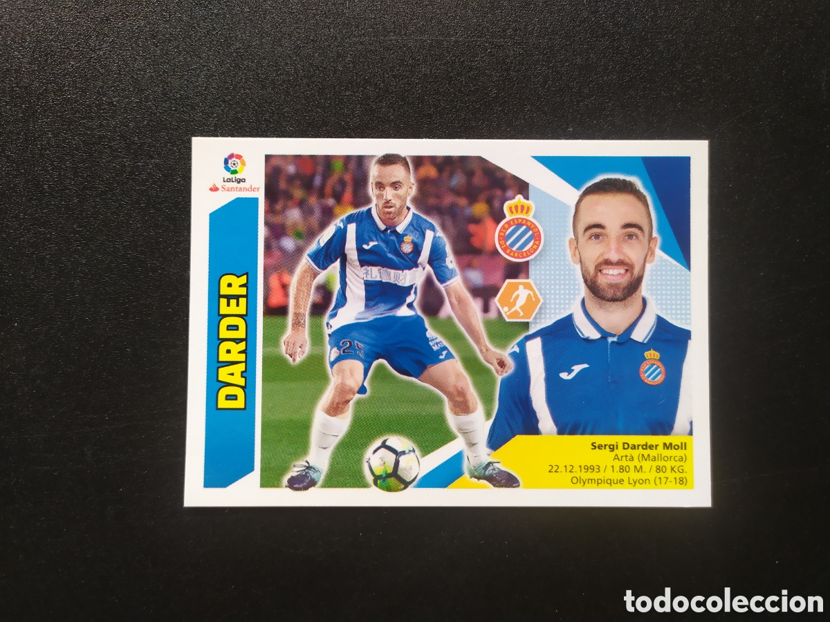 Cromos de f&uacute;tbol: Liga este 2017 2018 17 18 panini Darder fichaje n&deg; 61 Espanyol