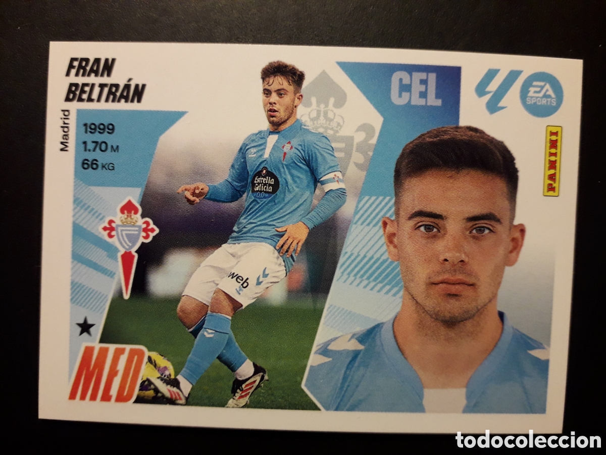 Cromos de F&uacute;tbol: FRAN BERTR&Aacute;N CELTA DE VIGO N&deg; 11 ED ESTE 2025 2026 25 26 SIN PEGAR PEDIDO M&Iacute;NIMO 3&euro;