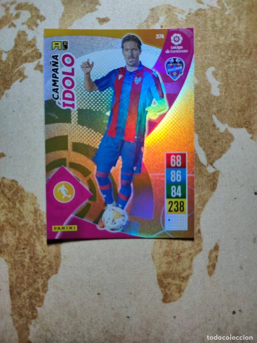 Figurine di Calcio: Adrenalyn &Iacute;dolo 374 CAMPA&Ntilde;A 2021-22