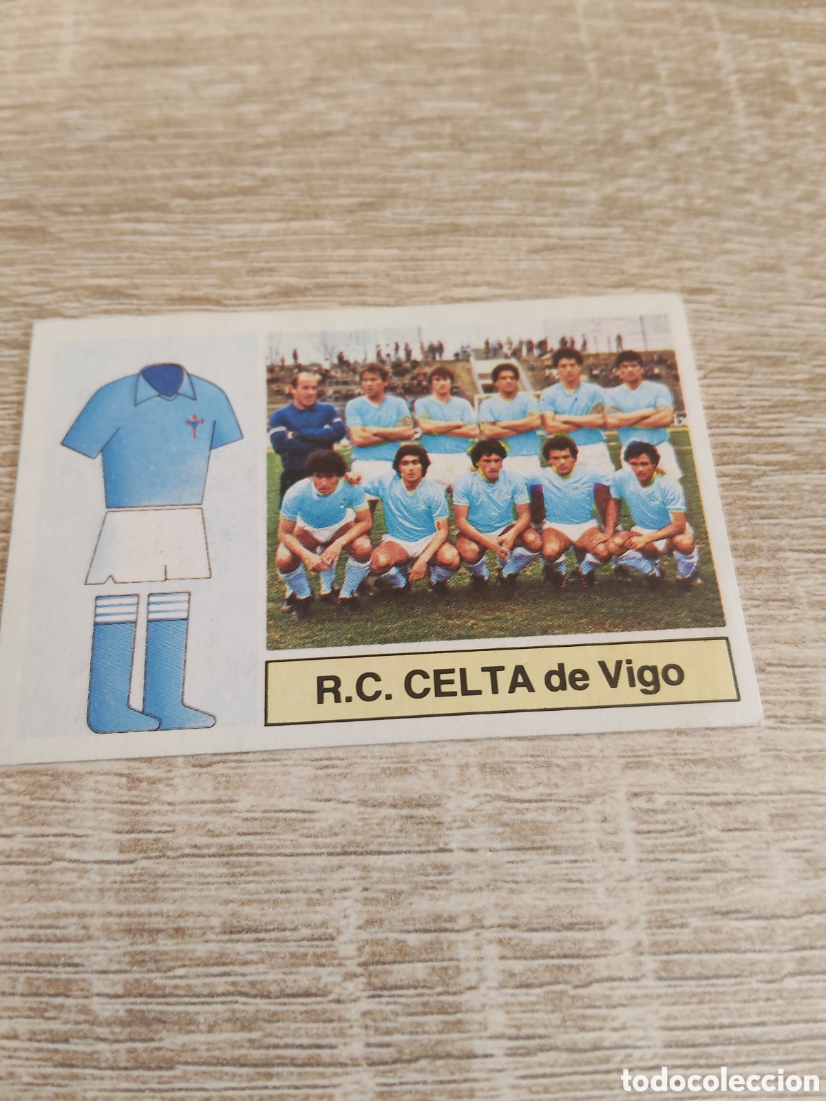 Cromos de F&uacute;tbol: Alineaci&oacute;n Celta de Vigo liga 1982 1983 82 83 ediciones este
