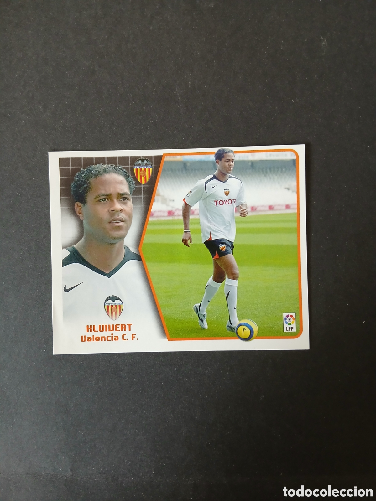 Cromos de f&uacute;tbol: KLUIVERT VALENCIA FICHAJE 2 LIGA ESTE 2005/06 05 06 NUNCA PEGADO SIN PEGAR