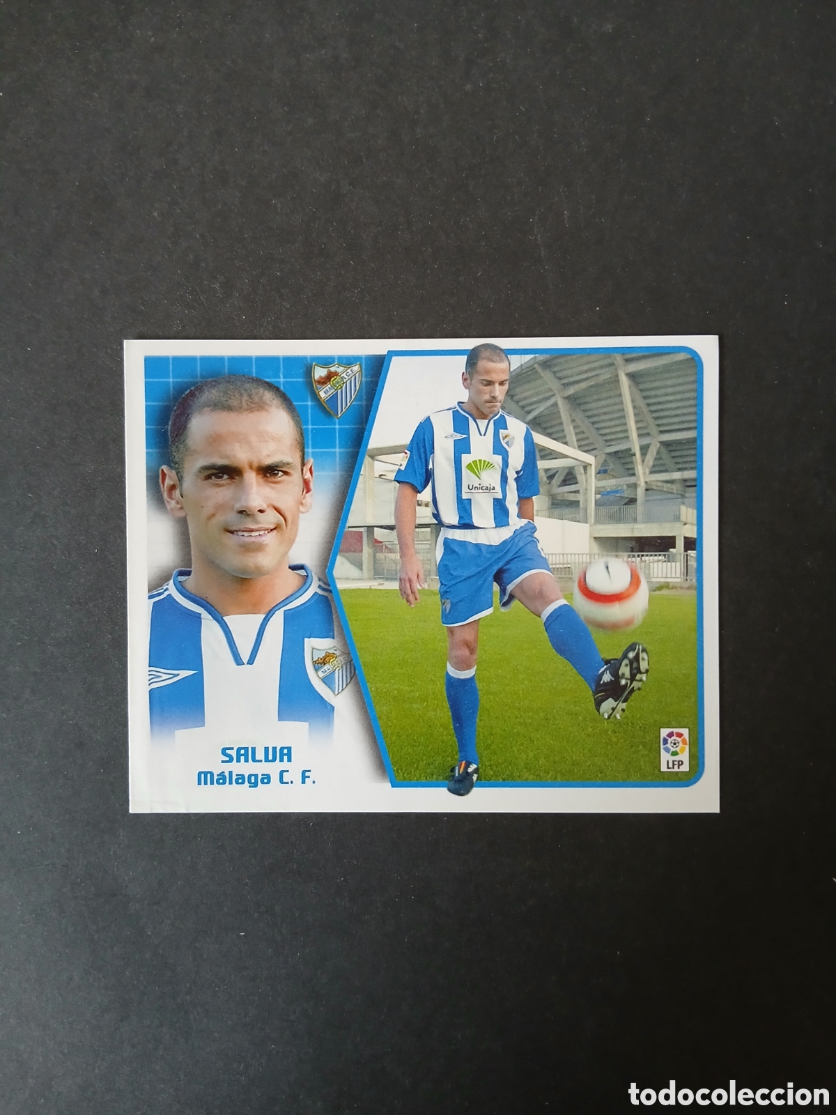 Cromos de F&uacute;tbol: SALVA MALAGA FICHAJE 6 LIGA ESTE 2005/06 05 06 NUNCA PEGADO SIN PEGAR